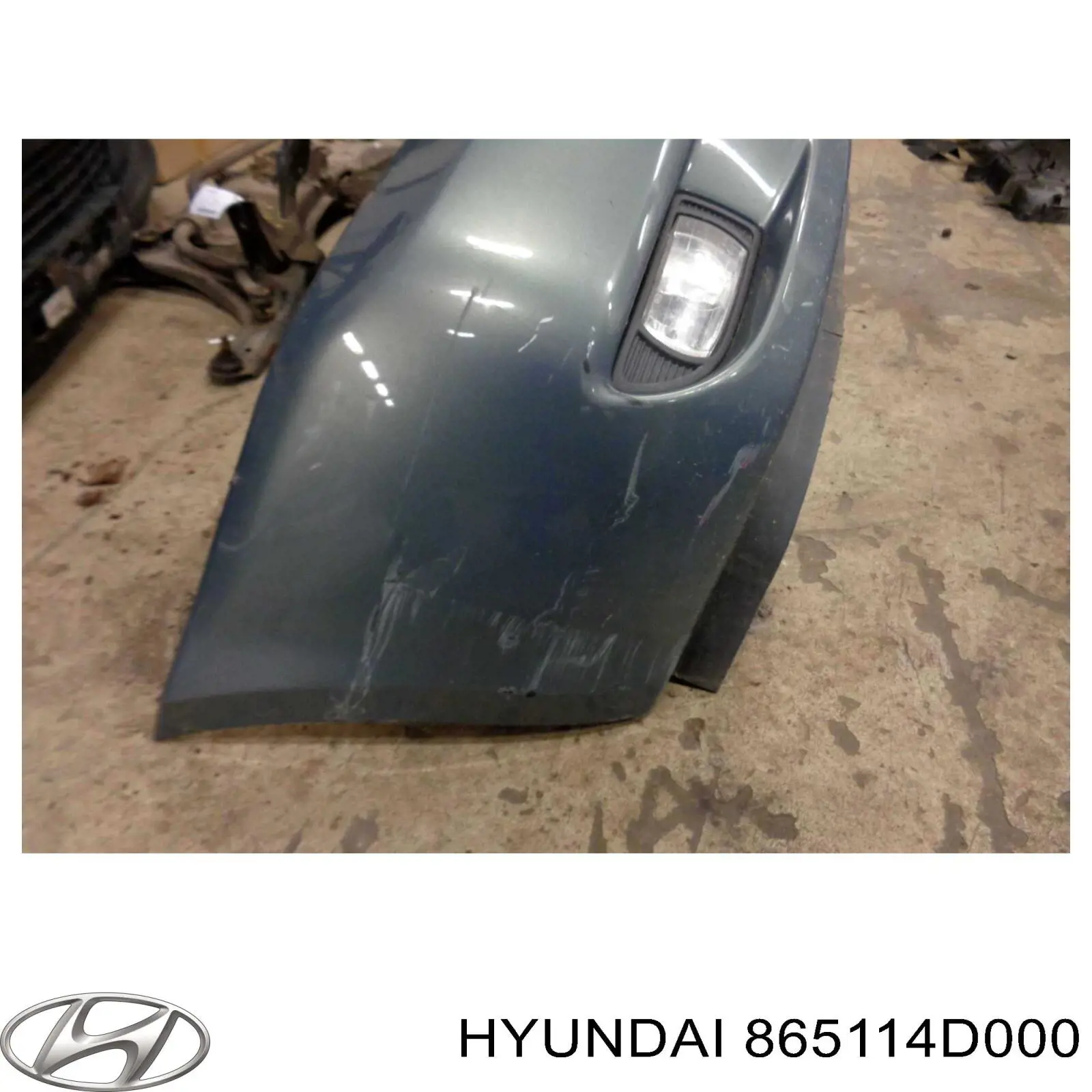 865114D000 Hyundai/Kia бампер передній