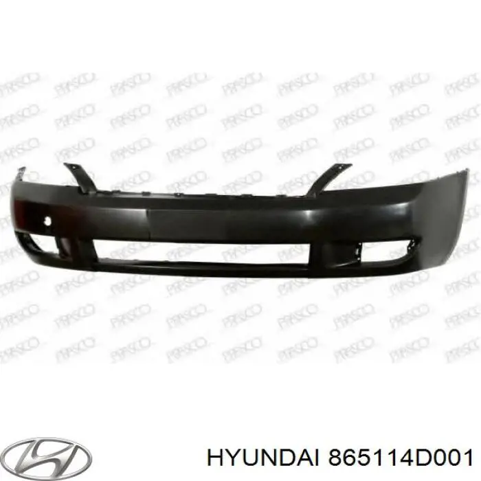 Бампер передній 865114D001 Hyundai/Kia