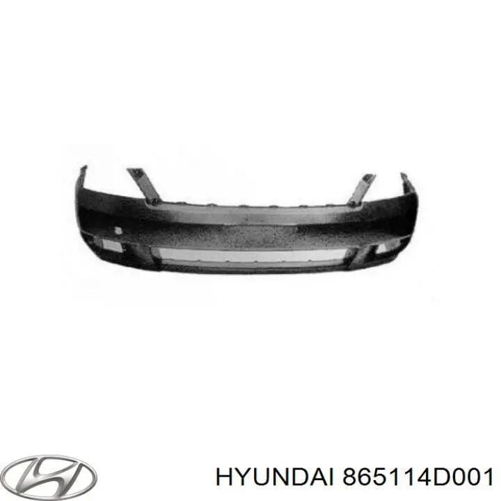 Купити 865114D001 Hyundai/Kia Буфер (бампер) передній