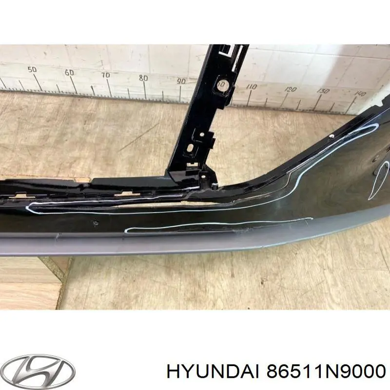 86511N9000 Hyundai/Kia Бампер передній, верхня частина