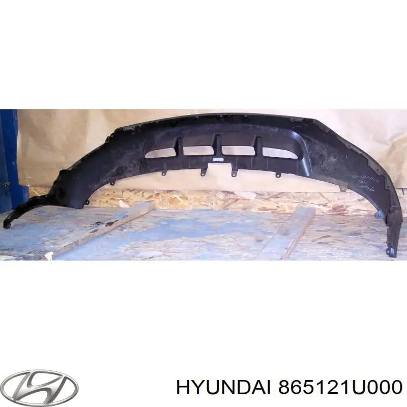 865121U000 Hyundai/Kia Бампер передній, нижня частина