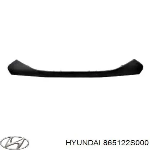 Накладка бампера переднього Hyundai Ix35 (LM) (Хендай Ix35)