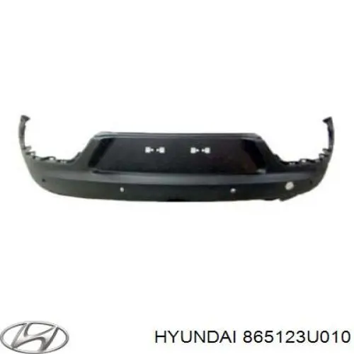 865123U010 Hyundai/Kia Бампер передній, нижня частина