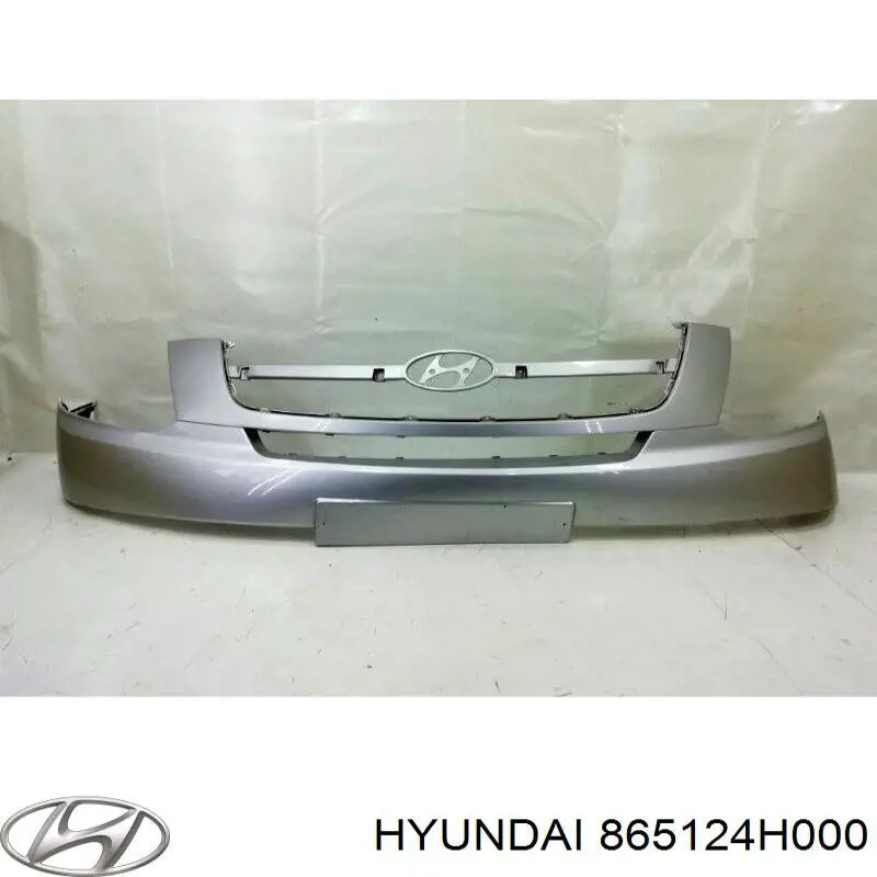 865124H000 Hyundai/Kia бампер передній, верхня частина