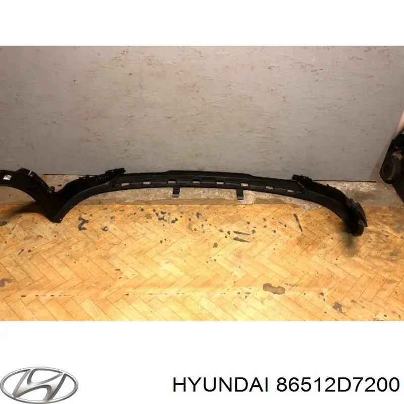 86512D7200 Hyundai/Kia Бампер передній, нижня частина