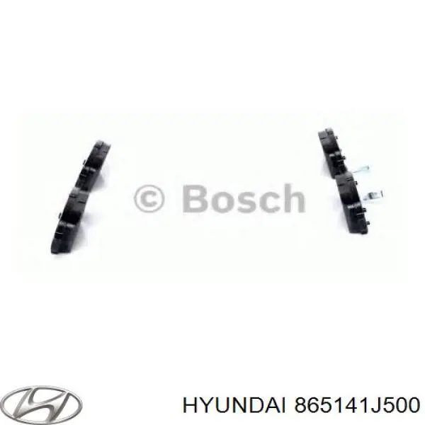865141J500 Hyundai/Kia Праве кріплення переднього бампера