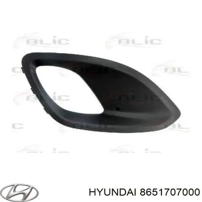 Купити 8651707000 Hyundai/Kia Кронштейн бампера переднього, правий