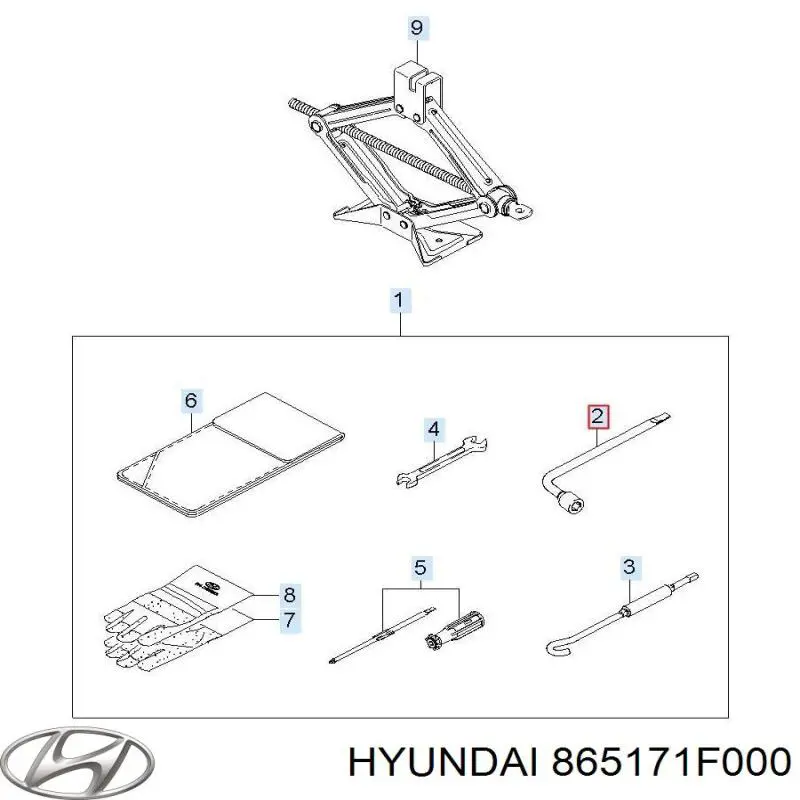  865171F000 Hyundai/Kia