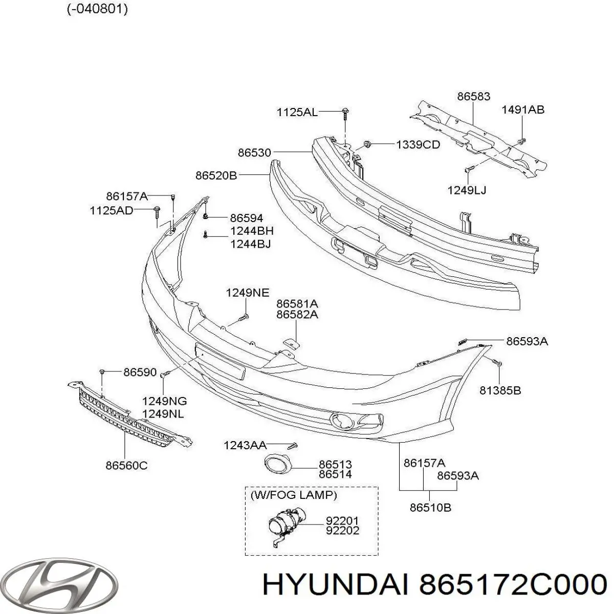 865172C000 Hyundai/Kia 