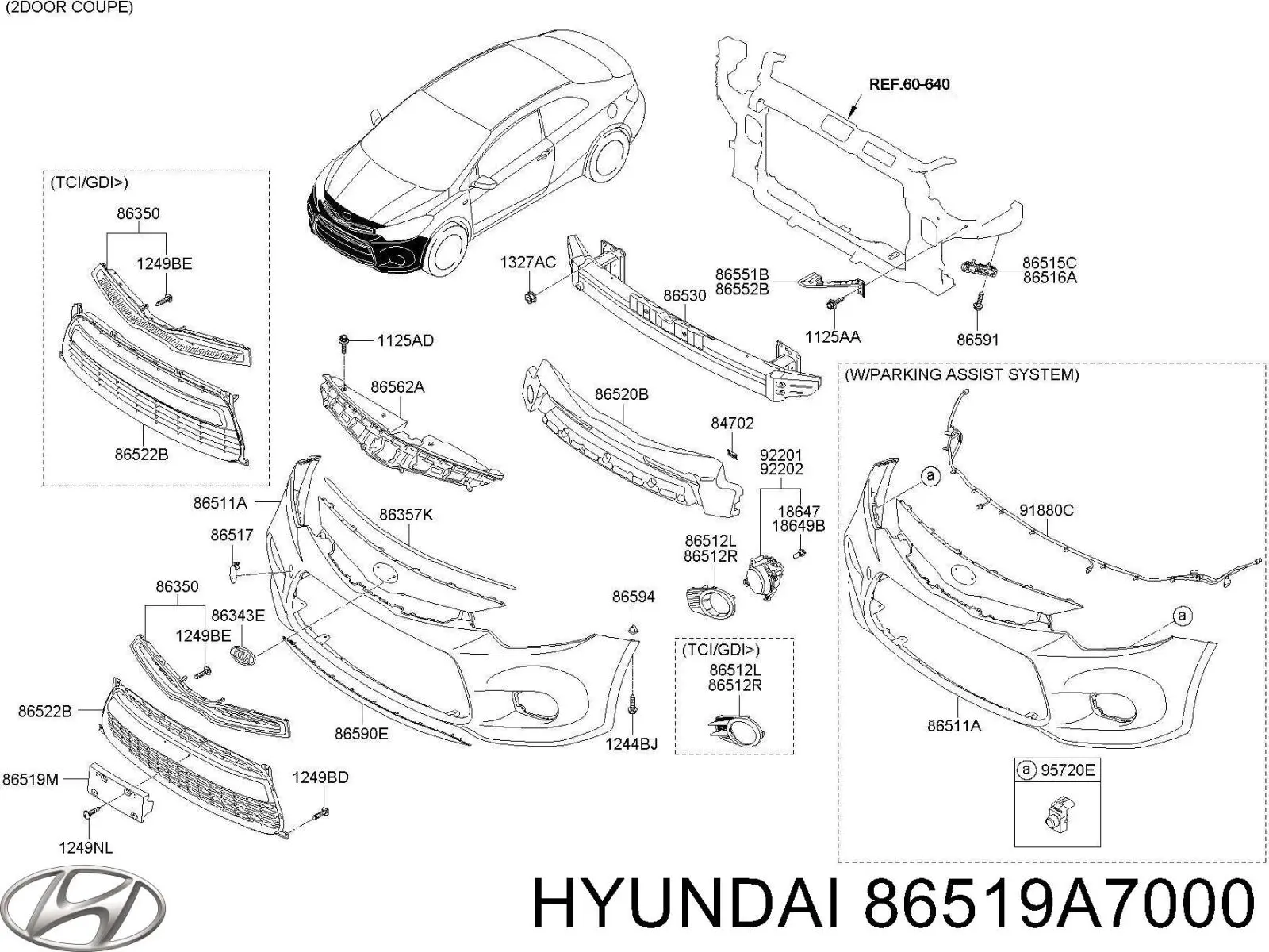 86519A7000 Hyundai/Kia 