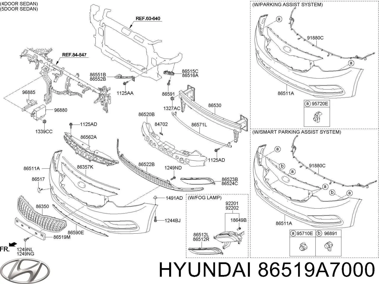  Hyundai/Kia 86519A7000 ціна, від 13.58 USD