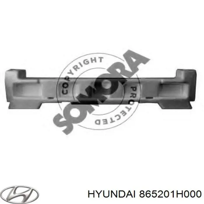 Купити 865201H000 Hyundai/Kia Абсорбер (наповнювач) бампера переднього