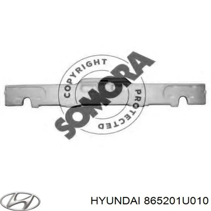 865201U010 Hyundai/Kia Наповнювач бампера переднього