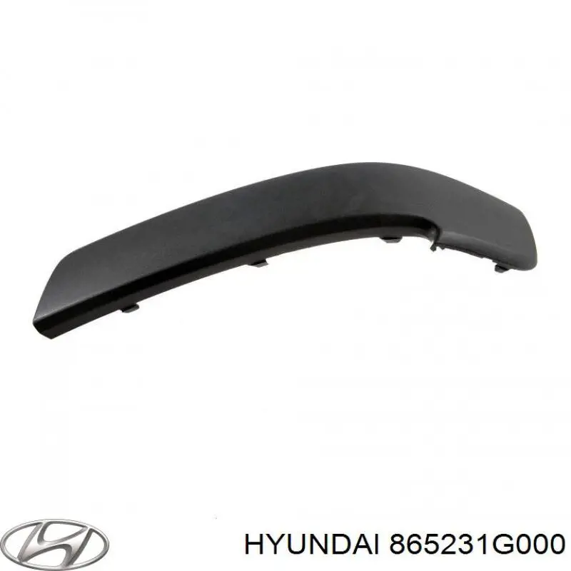 Купити 865231G000 Hyundai/Kia Накладка бампера переднього, ліва