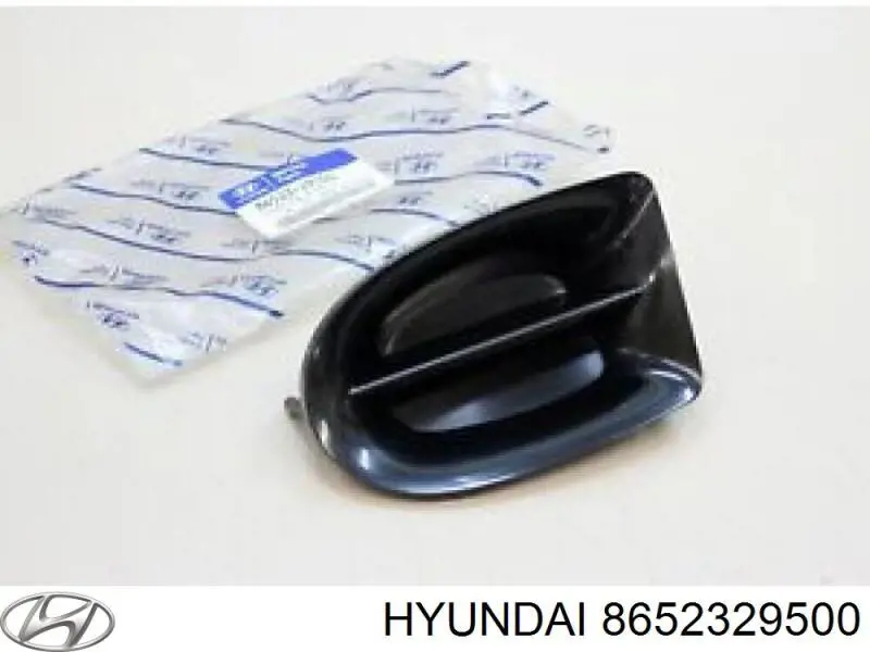 8652329500 Hyundai/Kia заглушка/ решітка протитуманних фар бампера переднього, ліва