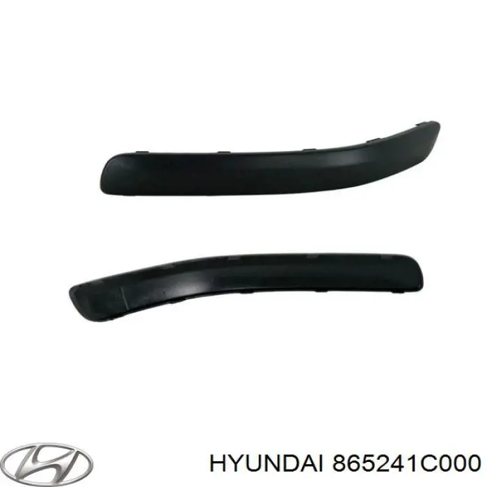 Накладка бампера переднього, права Hyundai/Kia 865241C000 ціна, від 4.35 USD