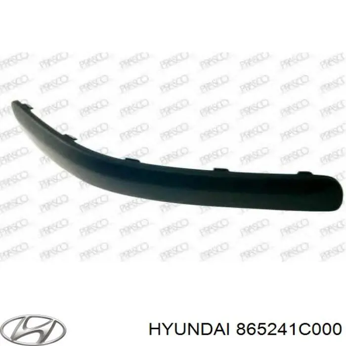 Купити 865241C000 Hyundai/Kia Накладка бампера переднього, права
