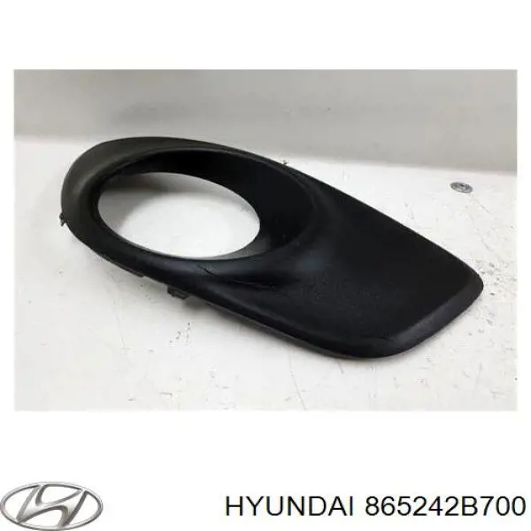 Ободок/окантовка фари противотуманной, правий Hyundai Santa Fe 2 (CM) (Хендай Санта фе)
