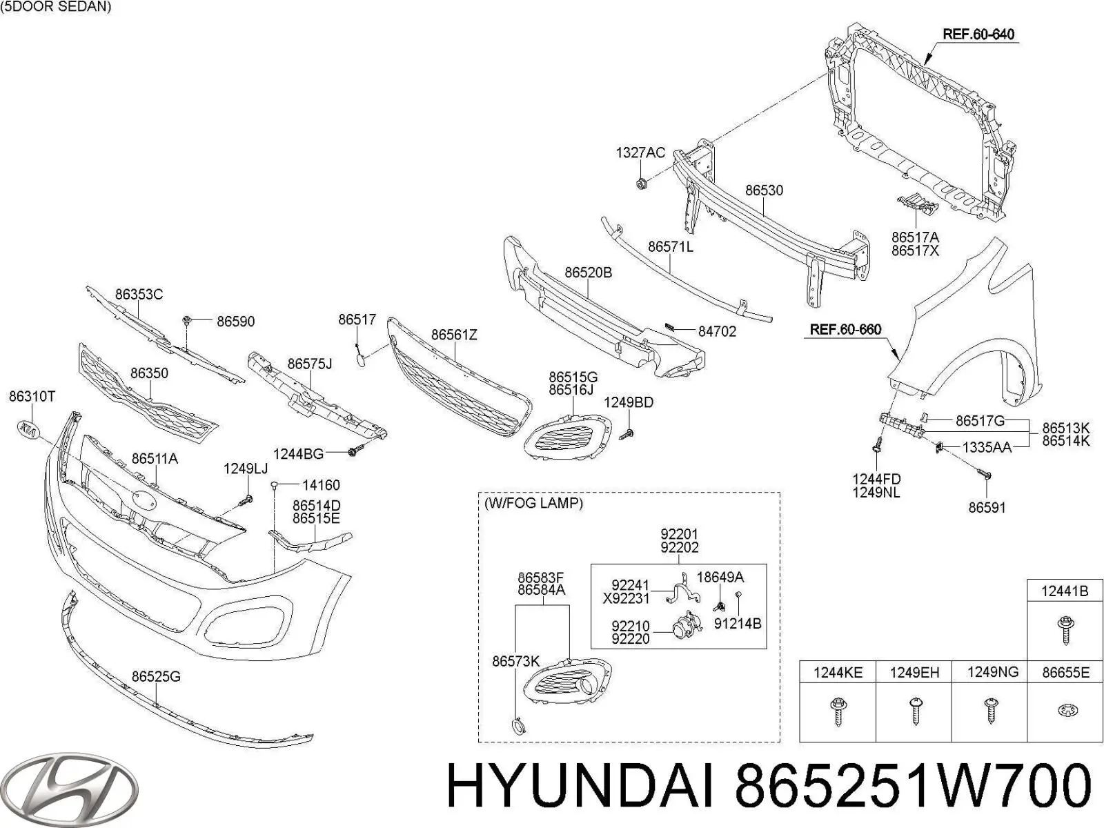  Hyundai/Kia 865251W700 ціна, від 36.13 USD