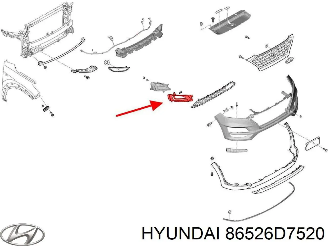  86526D7520 Hyundai/Kia