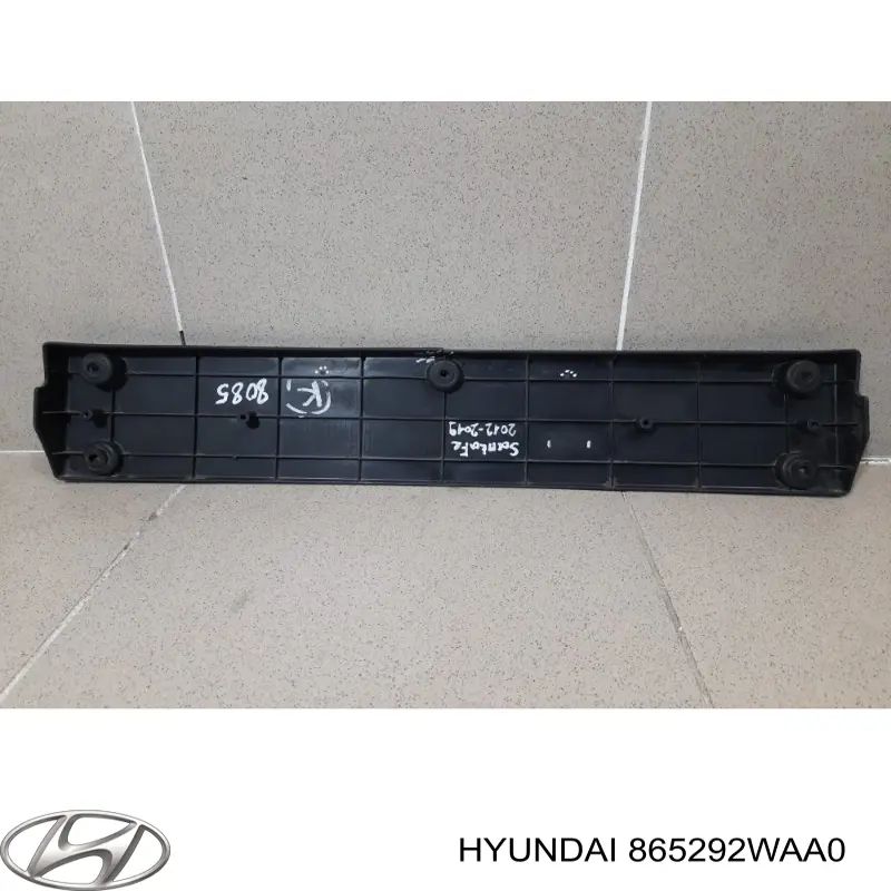865292WAA0 Hyundai/Kia панель кріплення номерного знака, переднього