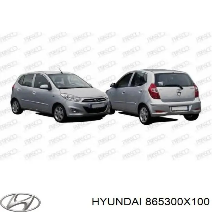 Підсилювач бампера переднього Hyundai I10 