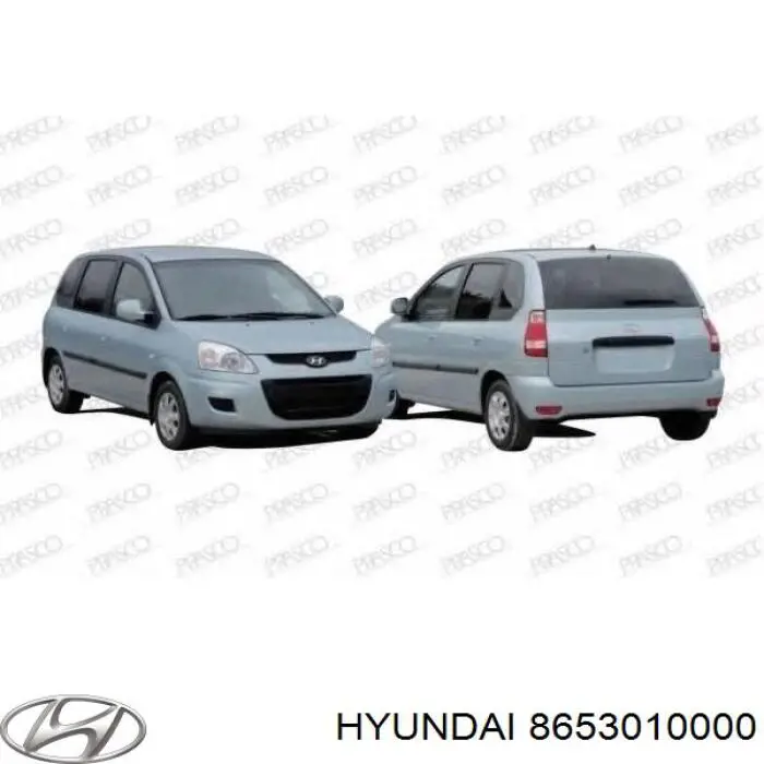 Підсилювач бампера переднього Hyundai Matrix (FC) (Хендай Матрікс)