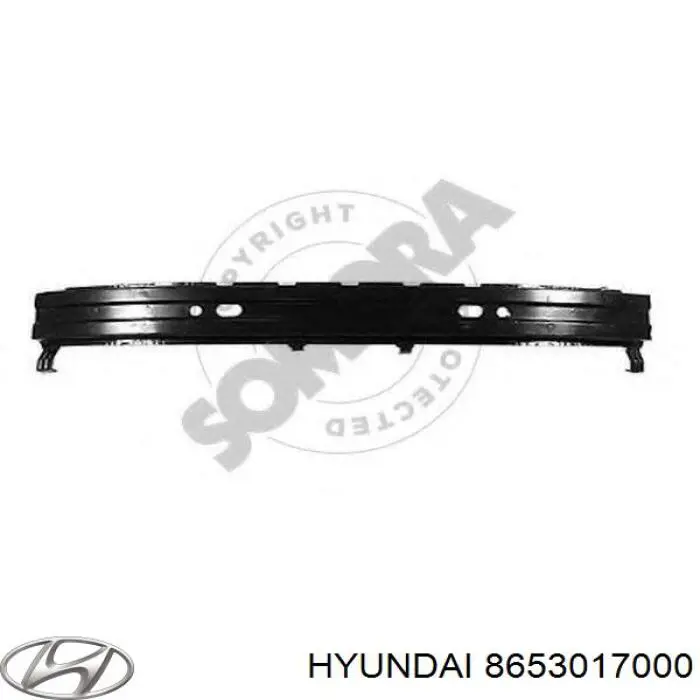 8653017000 Hyundai/Kia підсилювач бампера переднього
