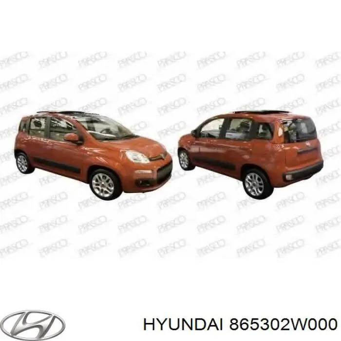 865302W000 Hyundai/Kia Балка бампера переднього