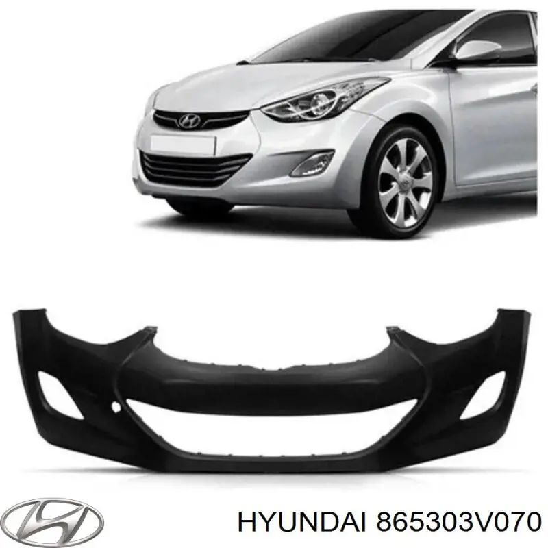 Підсилювач бампера переднього 865303V070 Hyundai/Kia