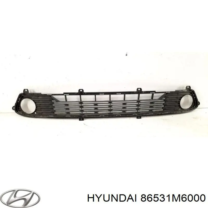 86531M6000 Hyundai/Kia Решітка переднього бампера, центральна