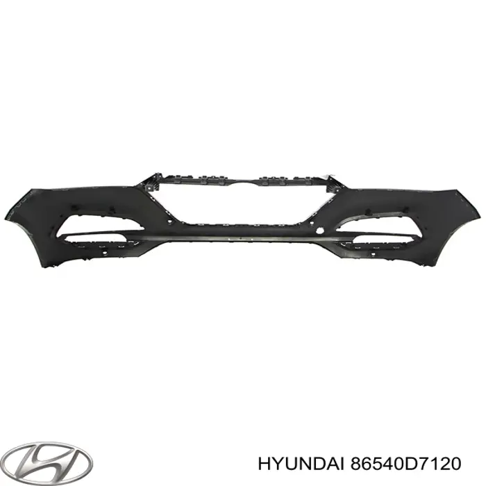 Бампер передній, верхня частина Hyundai/Kia 86540D7120 ціна, від 251.43 USD