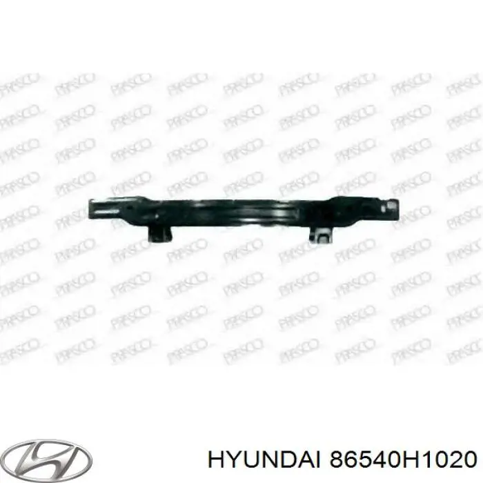 Підсилювач бампера переднього Hyundai Terracan (HP) (Хендай Терракан)