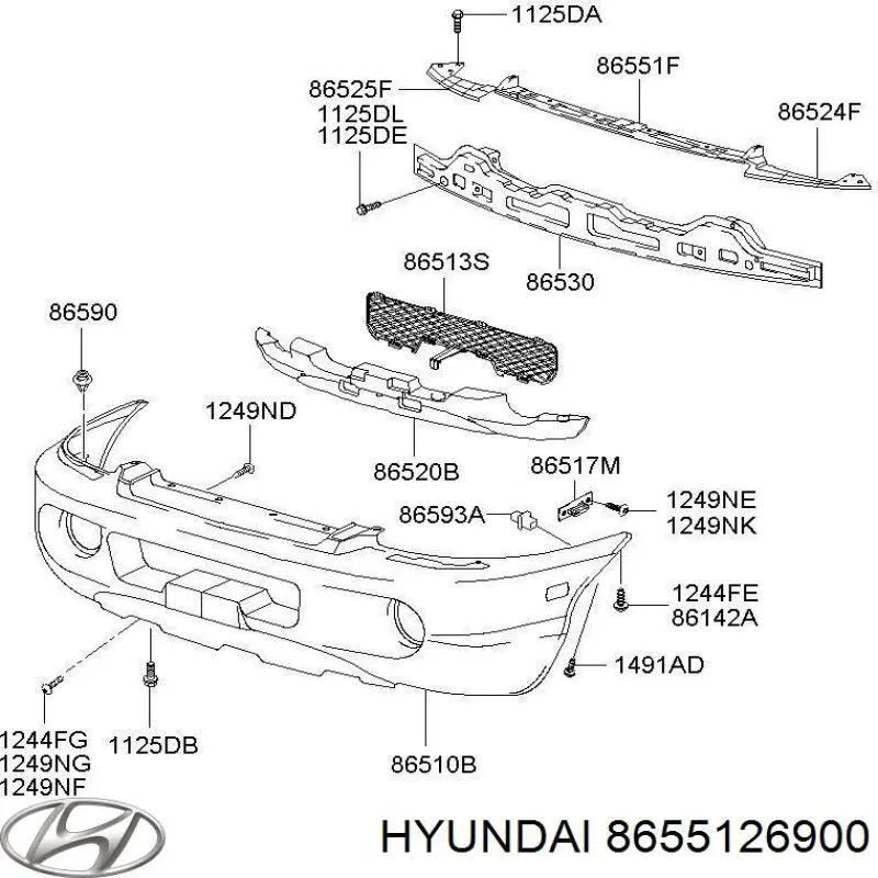 8655126900 Hyundai/Kia 