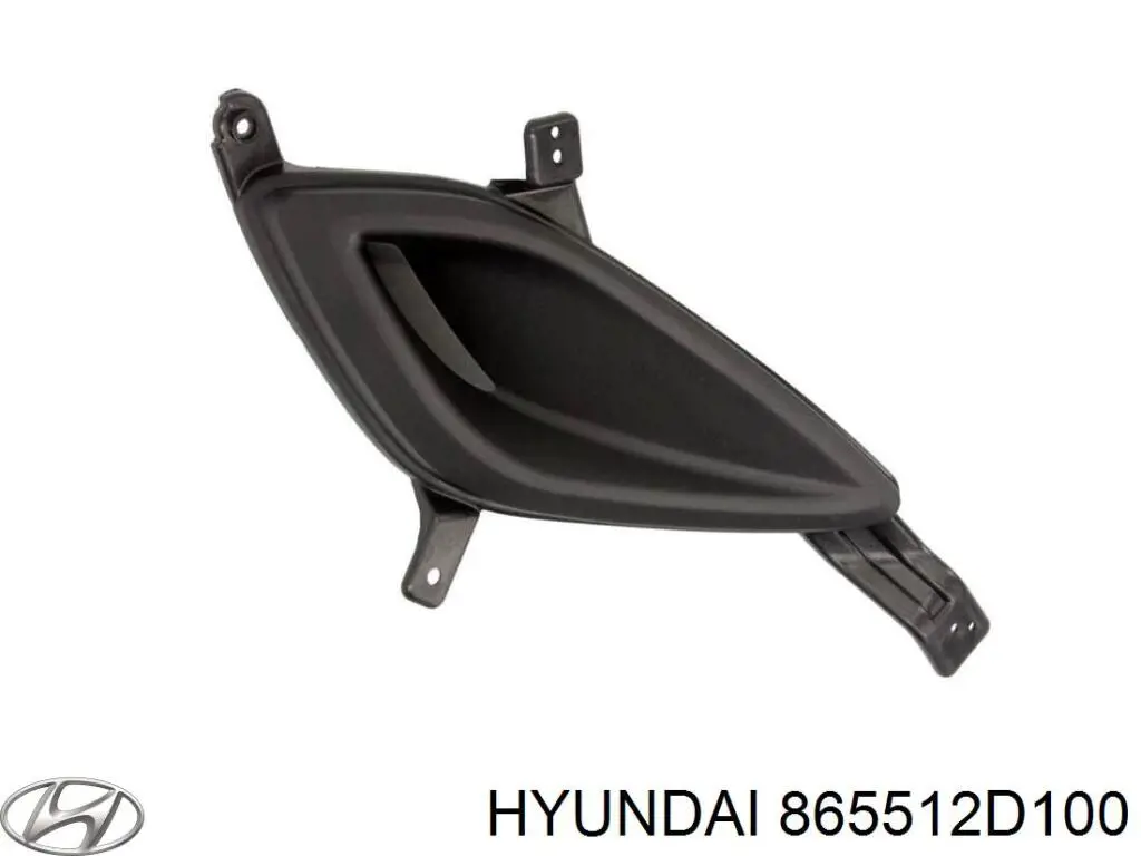 Решітка переднього бампера, центральна Hyundai/Kia 865512D100 ціна, від 52.21 USD