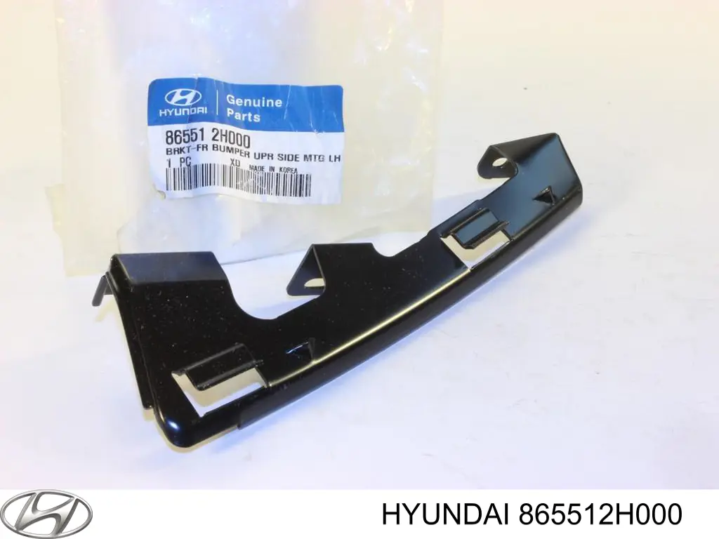 865512H000 Hyundai/Kia Лівий кронштейн переднього бампера