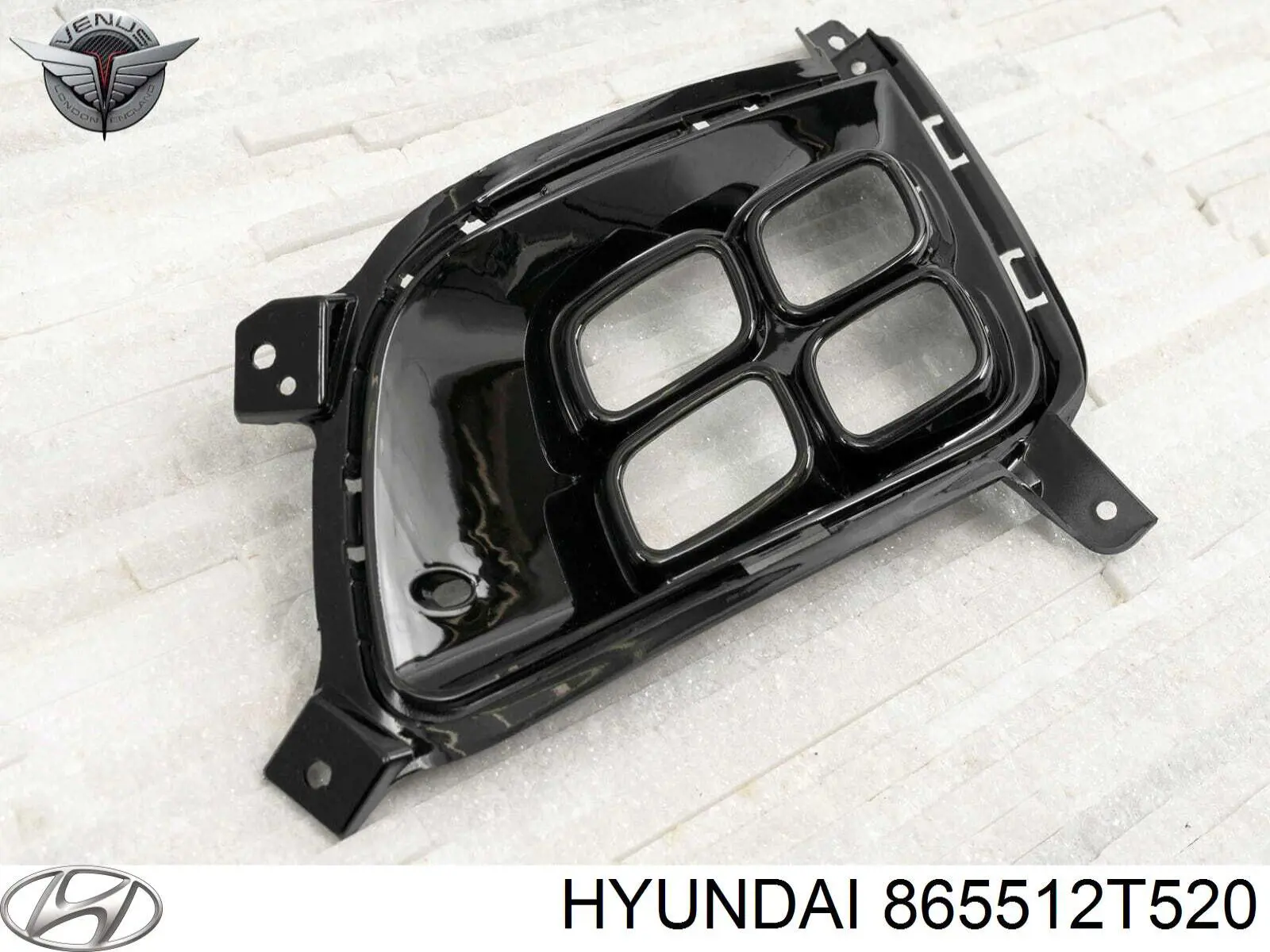 Ободок/окантовка фари протитуманної, лівий Hyundai/Kia 865512T520 ціна, від 25.33 USD