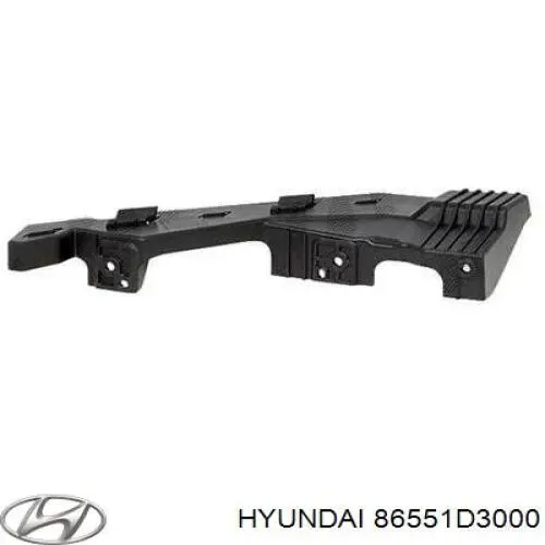 Кріплення бампера Hyundai/Kia 86551D3000 ціна, від 12.68 USD