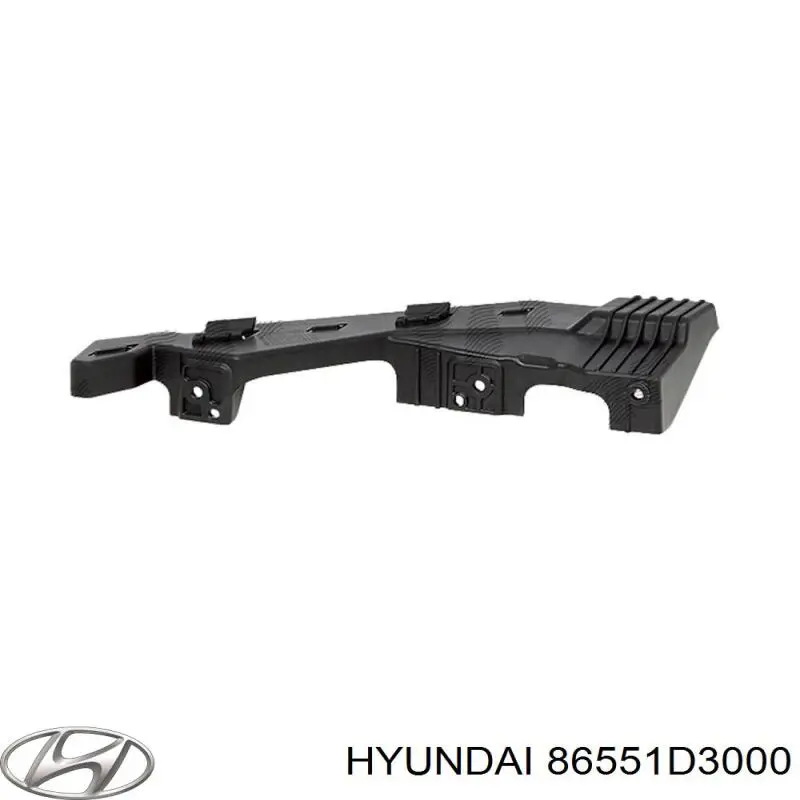 86551D3000 Hyundai/Kia кронштейн бампера переднього, лівий