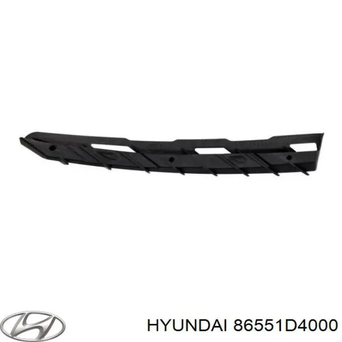 86551D4000 Hyundai/Kia Лівий кронштейн переднього бампера