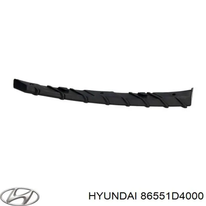 Кріплення бампера Hyundai/Kia 86551D4000 ціна, від 10.64 USD