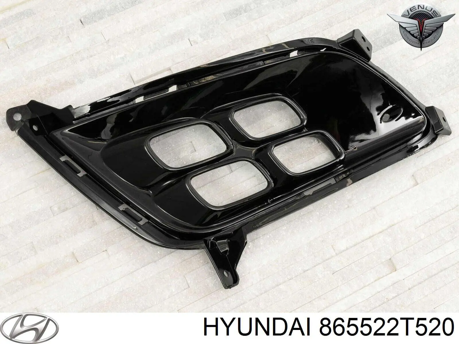 Обід (окантовка) фари противотуманної, правої Hyundai/Kia 865522T520 ціна, від 28.14 USD