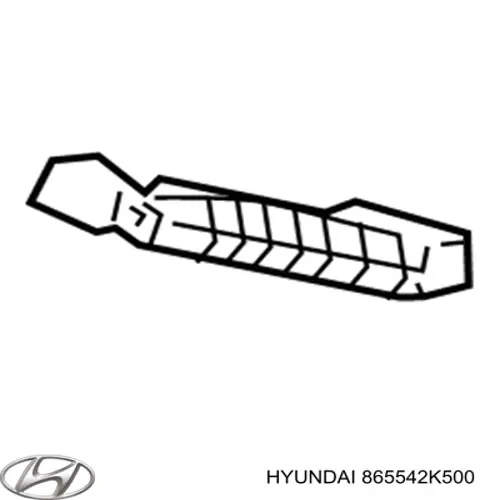 Кронштейн кріплення крила переднього правого, передній Hyundai/Kia 865542K500 ціна, від 12.79 USD