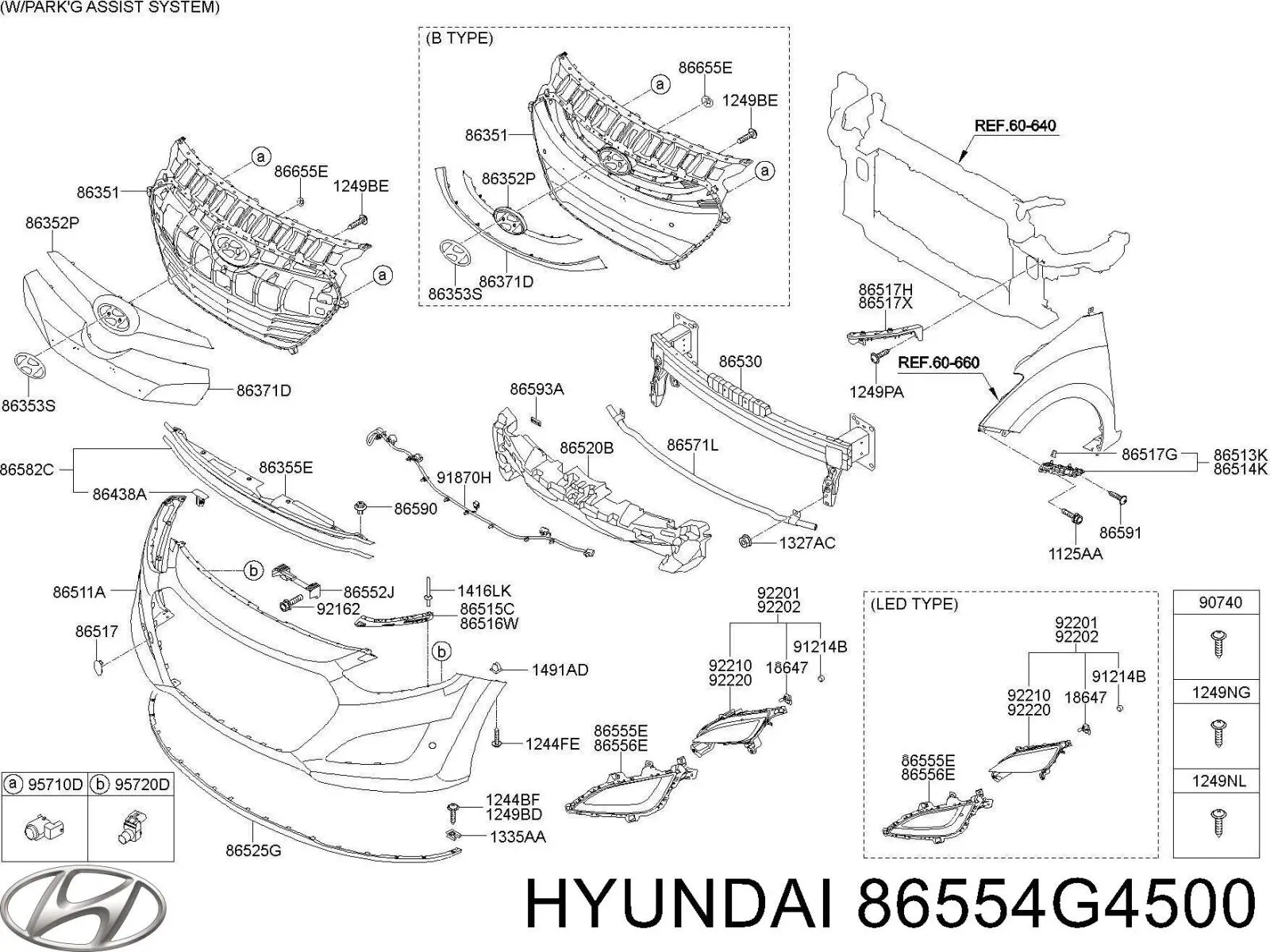 86554G4500 Hyundai/Kia 