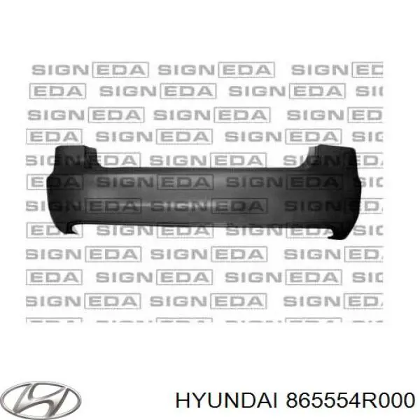865554R000 Hyundai/Kia Лівий кронштейн переднього бампера