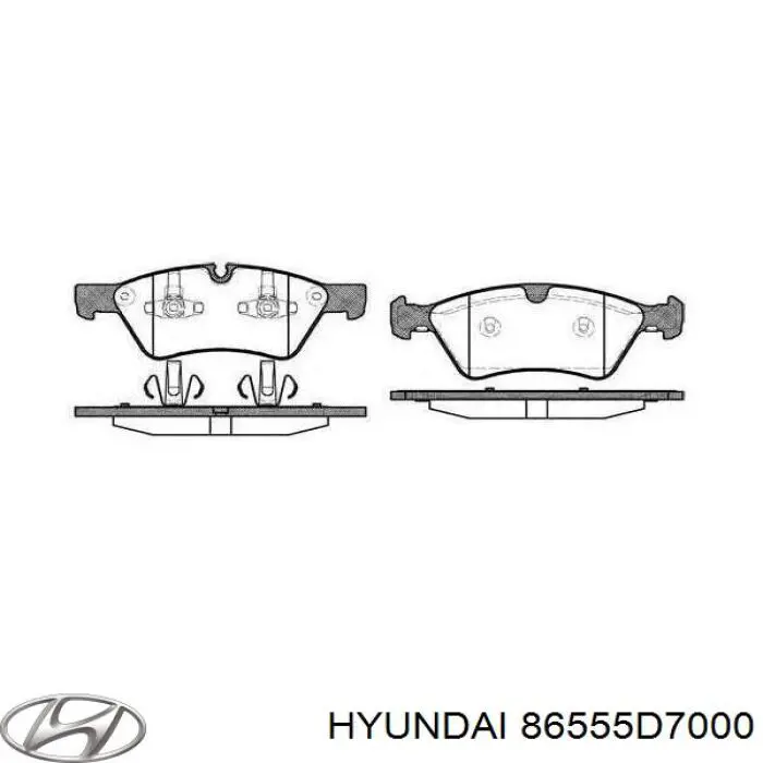 Купити 86555D7000 Hyundai/Kia Кронштейн кріплення протитуманною фари, лівою