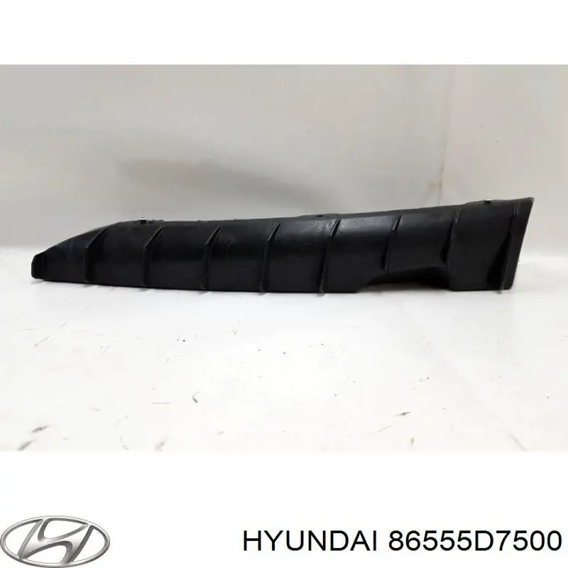 86555D7500 Hyundai/Kia Лівий кронштейн переднього бампера
