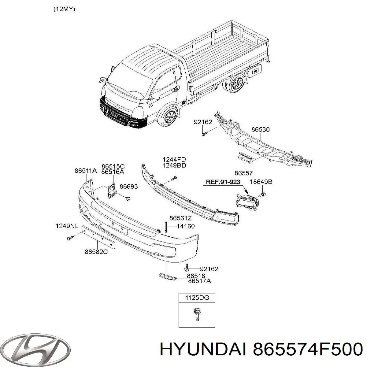 Hyundai/Kia 865574F500 ціна, від 3.23 USD