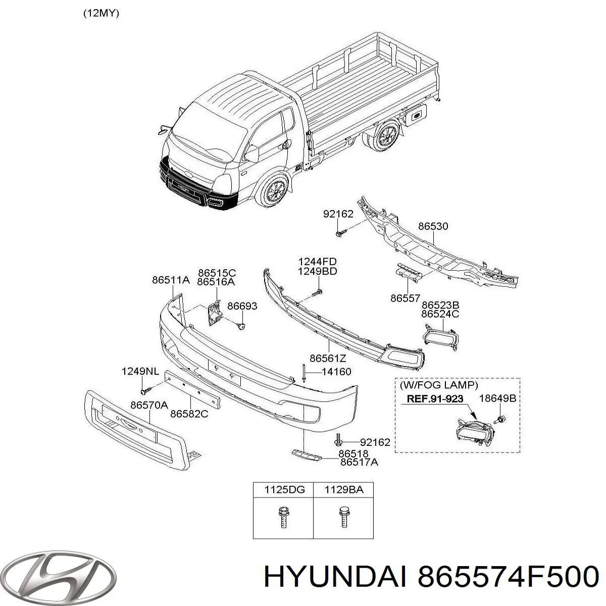  865574F500 Hyundai/Kia