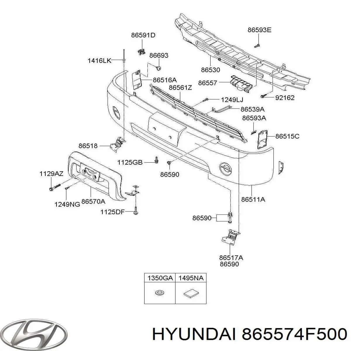 Купити 865574F500 Hyundai/Kia 
